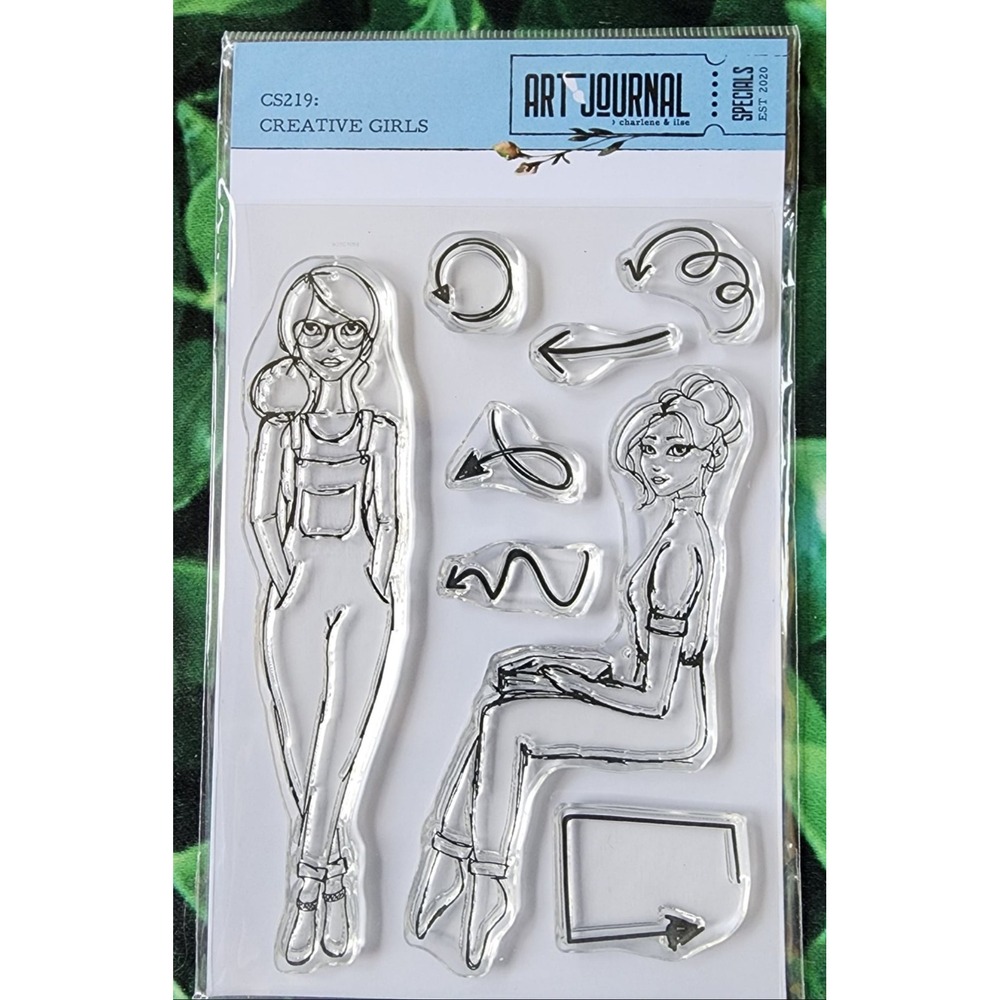 Elizabeth Craft Designs Creatve Girls Stamp Set - Art Journal Arrows CS219